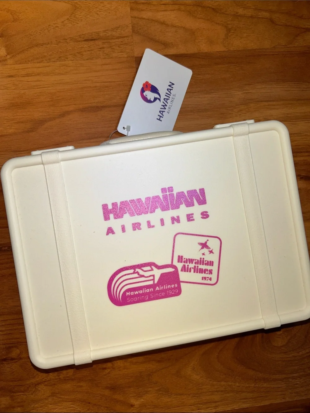 NWT Hawaiian Airlines x Plaza Japan Travel-Style Mini Storage Case